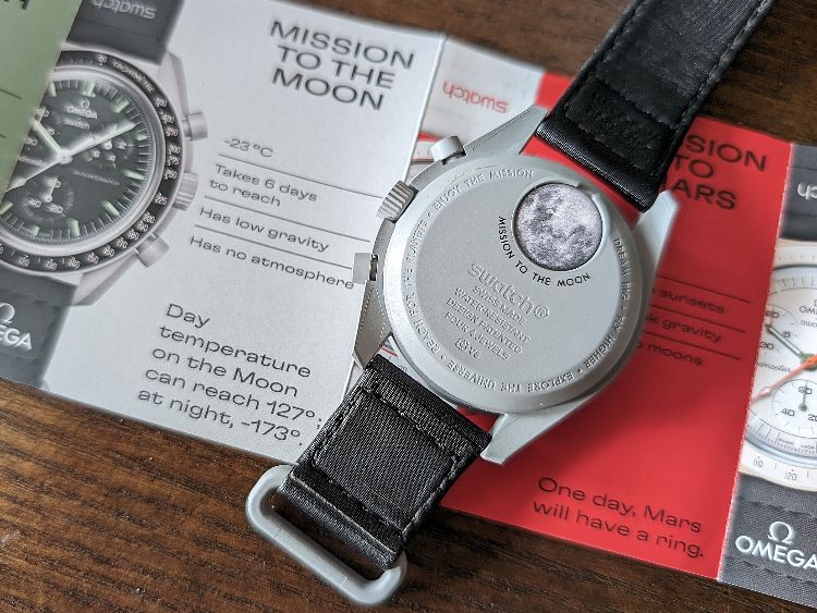 Caseback Of MoonSwatch Mission To The Moon