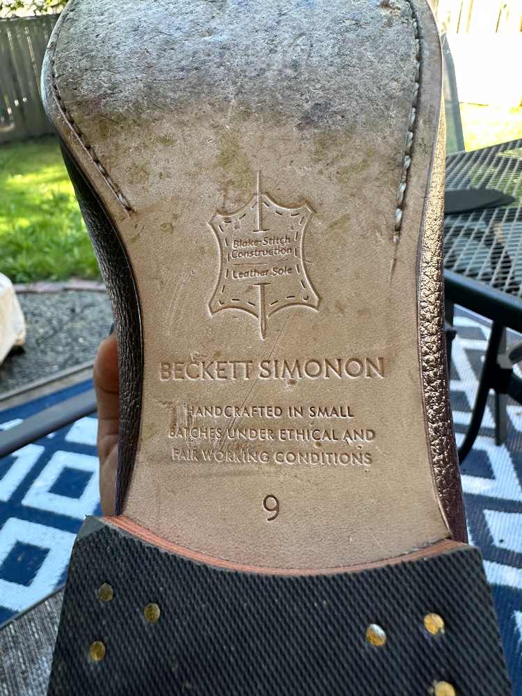 Leather Sole Of Vincent Loafers by Beckett