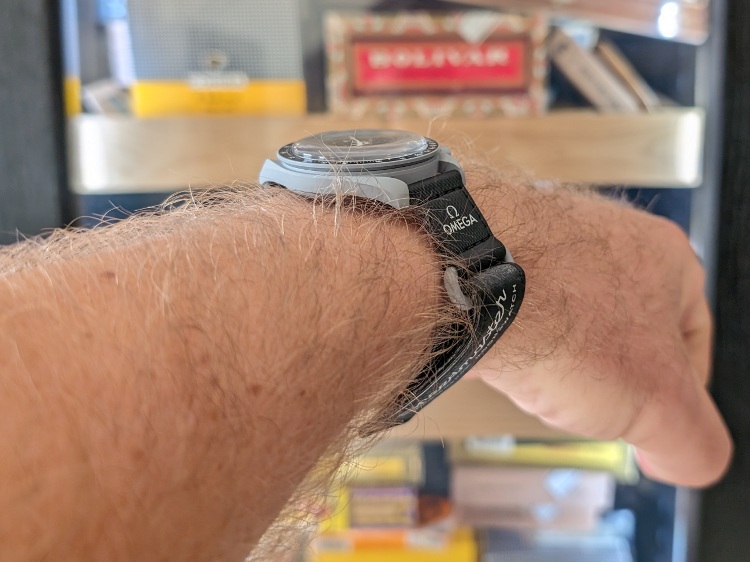 Wearing Moonswatch Moon Case Height