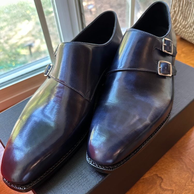 BLKBRD Handwelted Spiral Monk Shoes