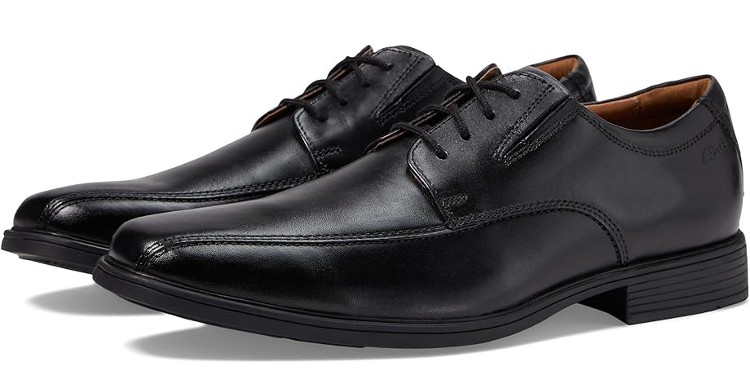 Clarks Tilden Walk black Leatehr