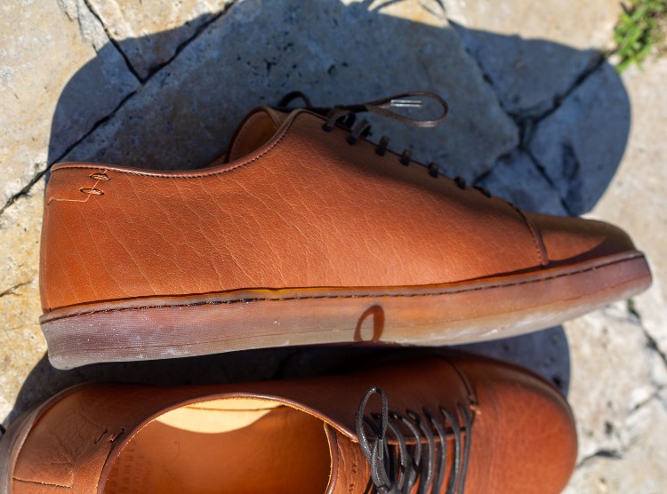 Lactae Hevea sole on Crown Northampton HArlestone Sneaker