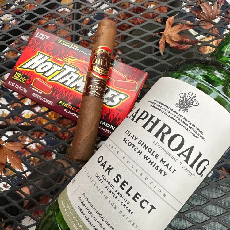 Pairing Firethorn with Laphroaig Whisky
