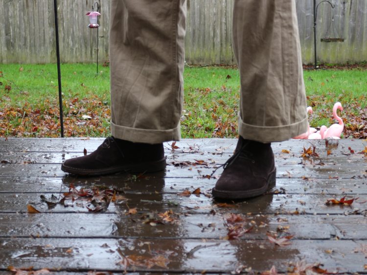 Brown Suede Desert Boots by Crown Northampton