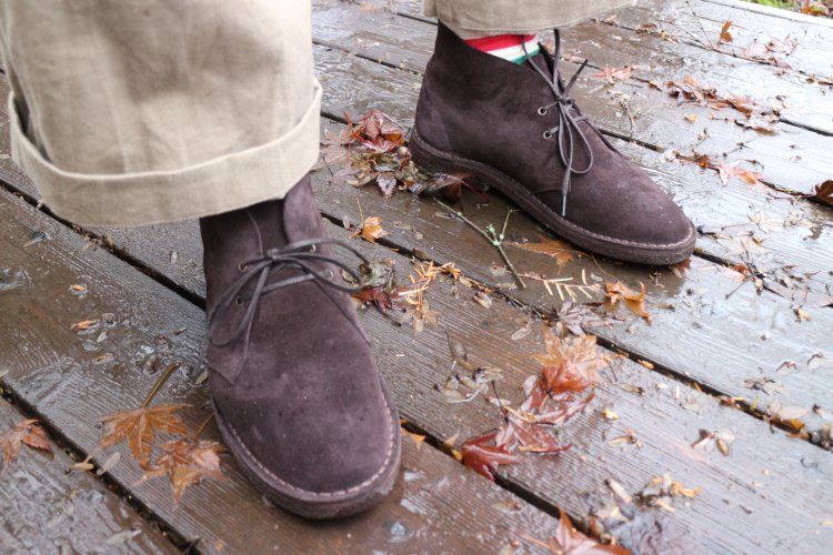 Crown Northampton Suede Boots On Feet