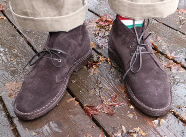 Crown Northampton Suede Desert Boots