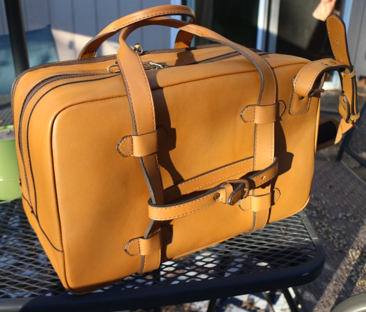Premium Leather Duffle Bag by Cravar