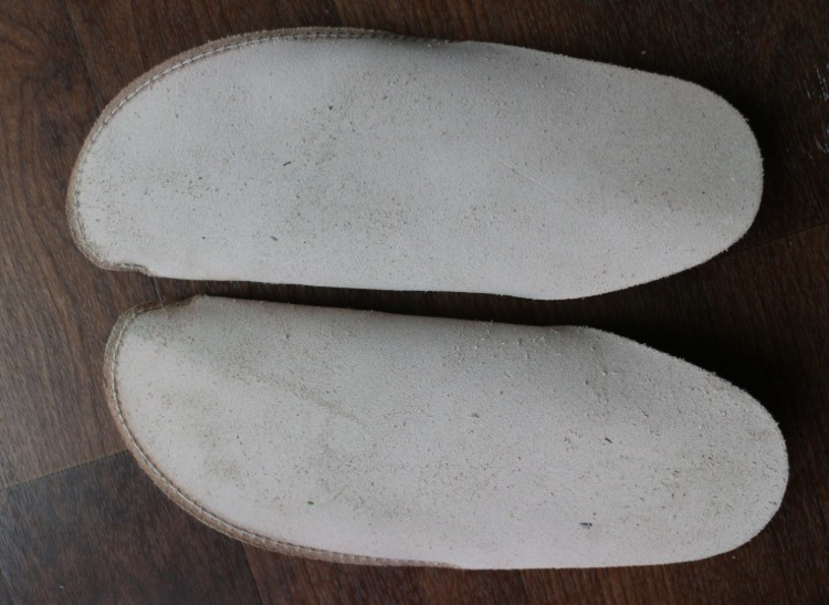 Bare Sole OF Minimalist CP Slippers in Leather