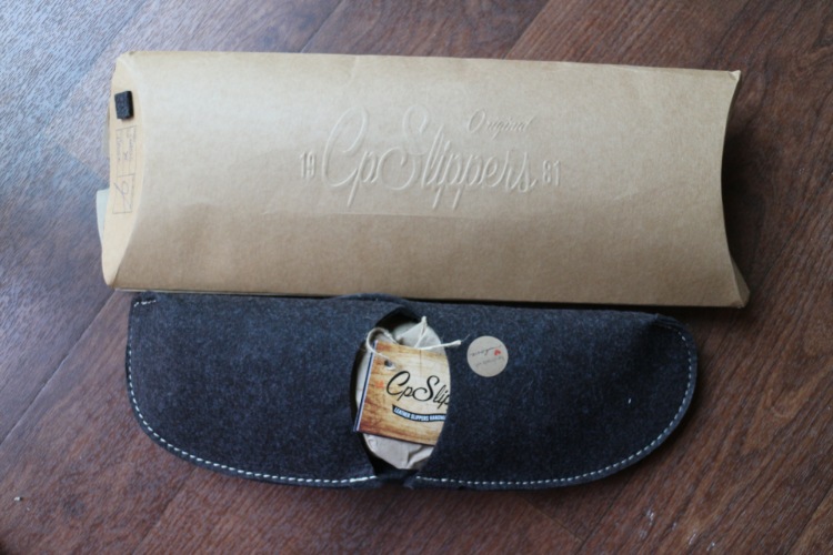 CP Slippers with Recycled Packaging