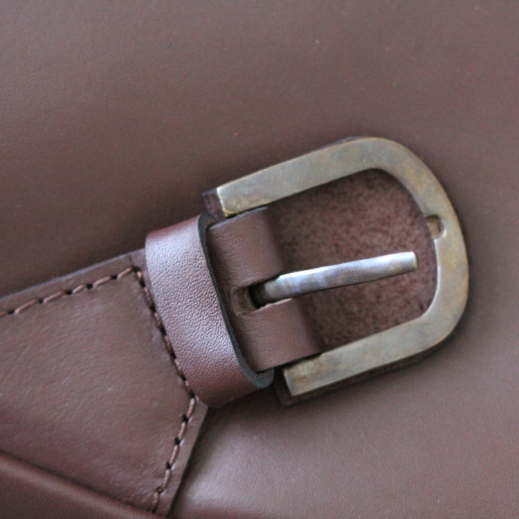 Brass Buckle Details from Backpack