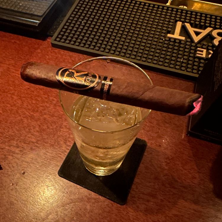 Rojas Unfinished Business Cigar with Whisky Highball