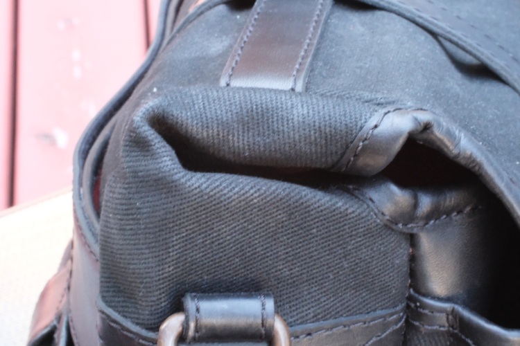 Side View Of Opening of Camera Bag