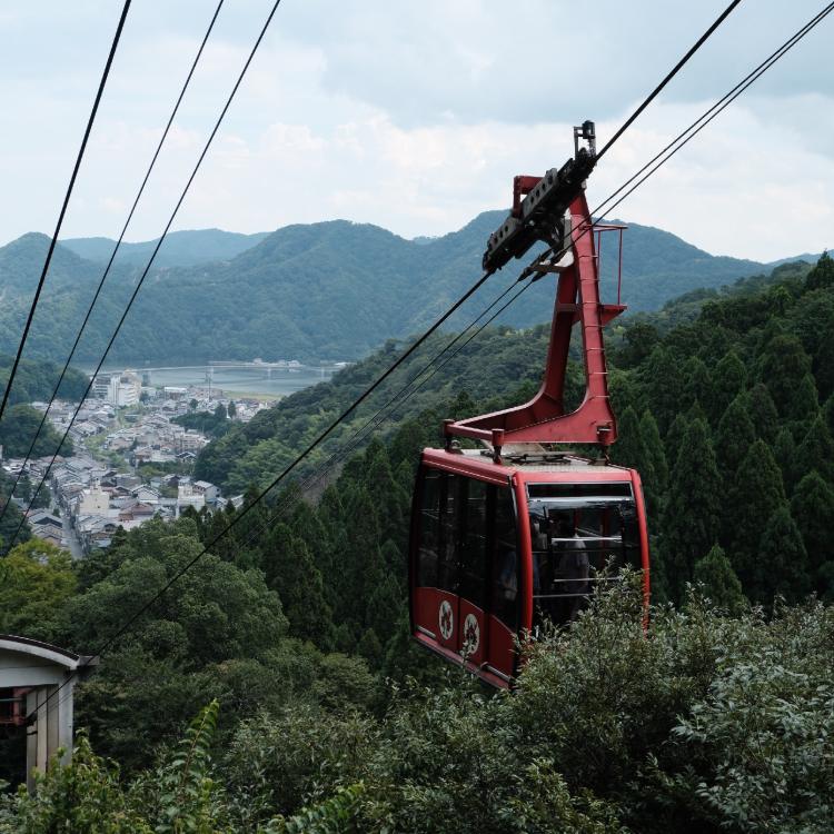 Cable Car In Japan Overview LAndscape