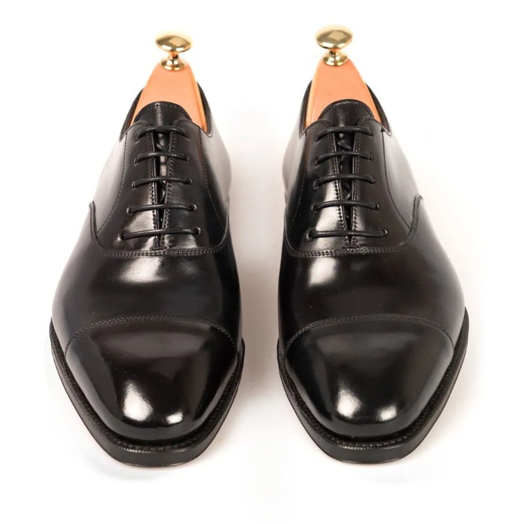 Carmina Cap Toe Oxfords in Cordovan Leather