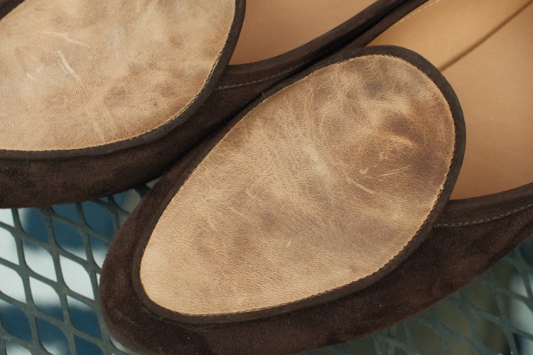 Mad Dog Leather on Crown Northampton Slippers