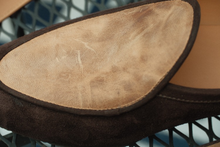Unique Grain of MAd Dog Leather Shoes