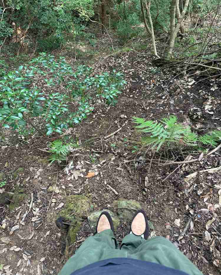 Wearing Crown Northampton Artizan Suede Slippers for Hike