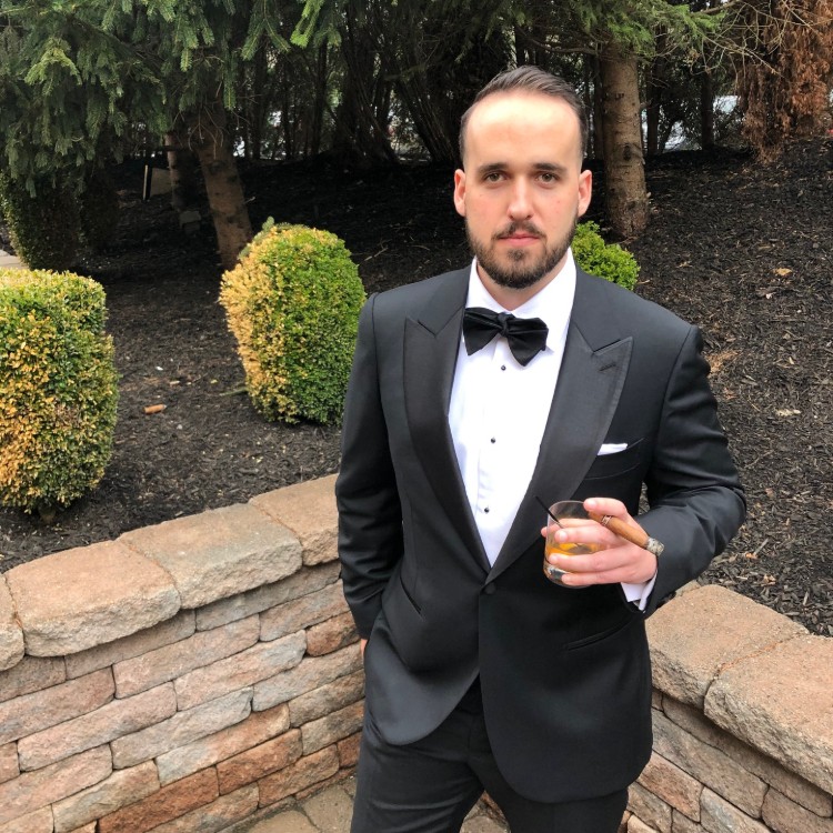 Rafael Wearing SuitSupply Tuxedo